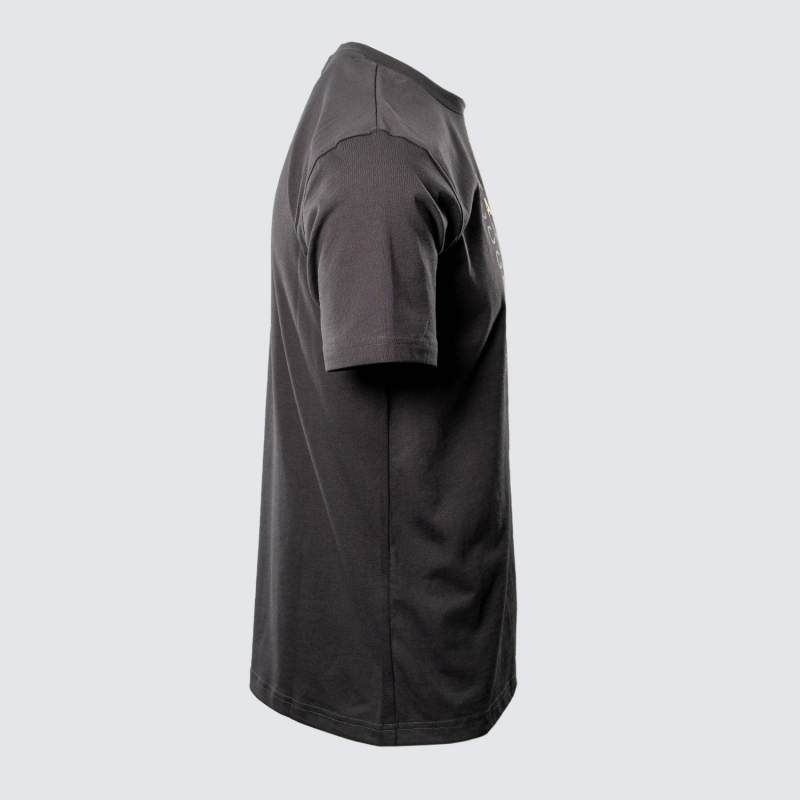 Adult Charcoal Canaries Text T-Shirt