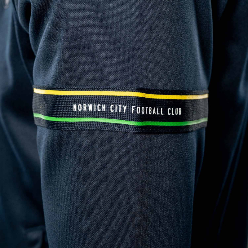 Adult Navy Tape Zip Track Jacket