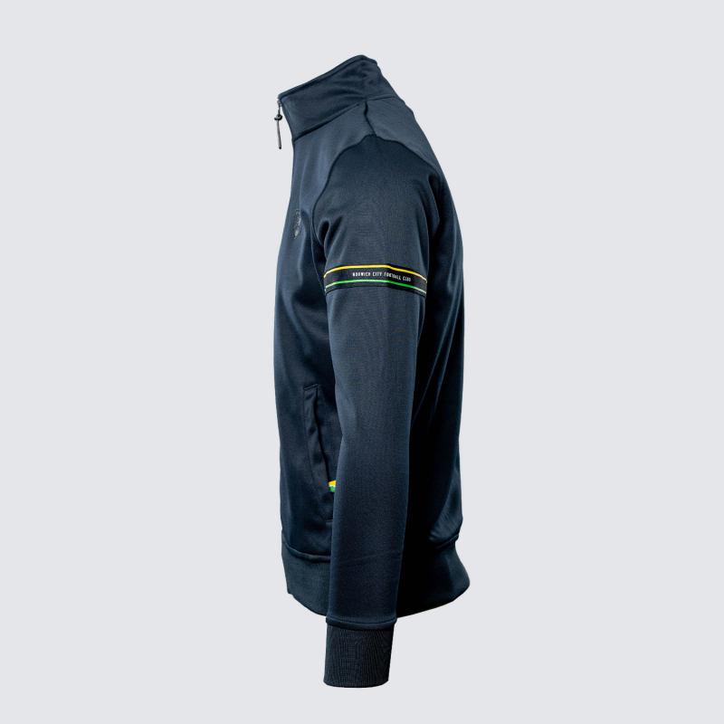 Adult Navy Tape Zip Track Jacket
