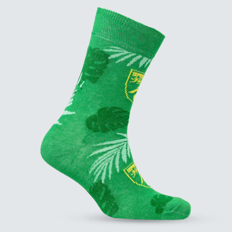 Green Hawaiian Crest Socks