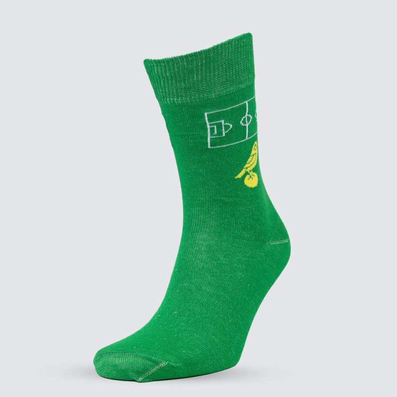 Green Pitch Canary Socks