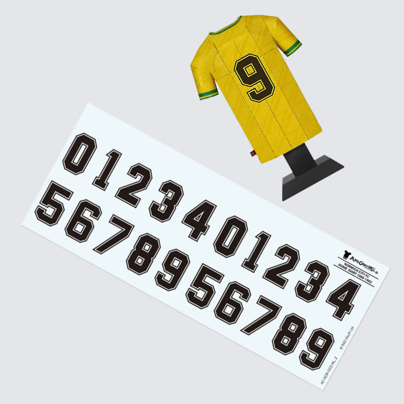 Norwich City 89-92 Retro Metal Home Shirt