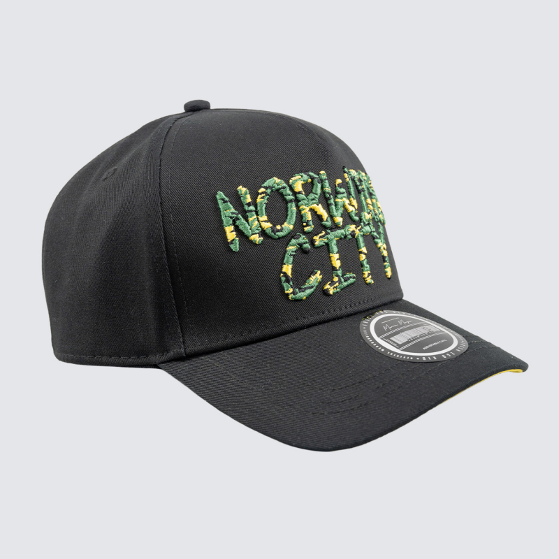 Norwich City Text Cap