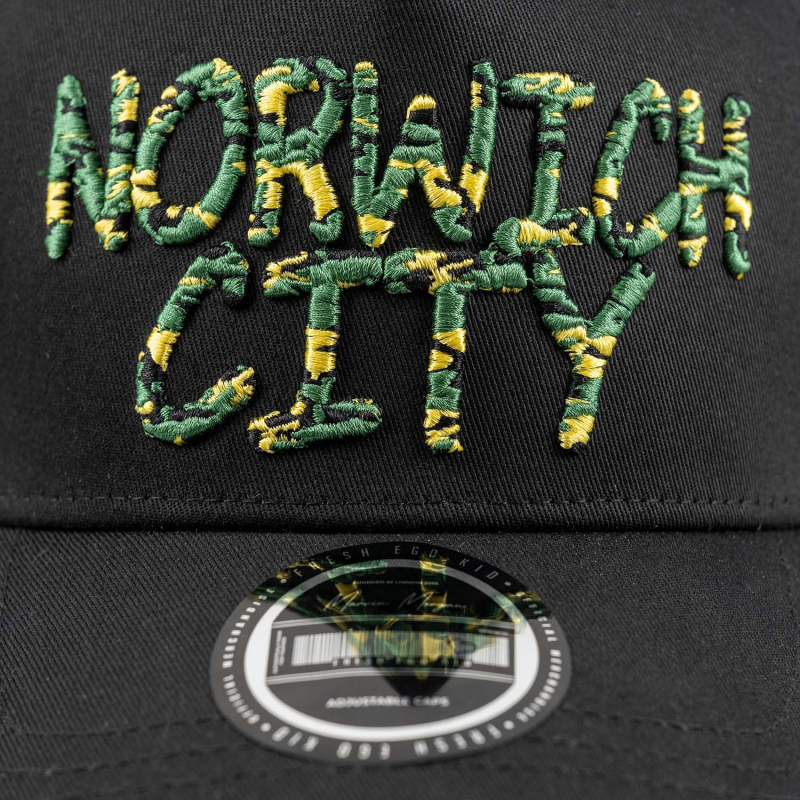 Norwich City Text Cap