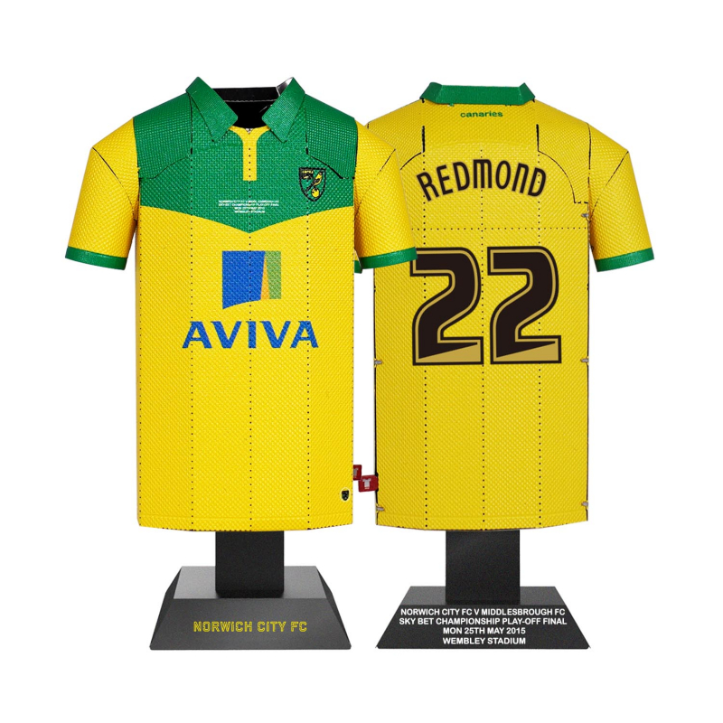 Norwich City 2015 Metal Play-Off Final Shirt