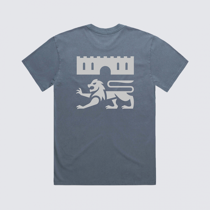 Norwich City Oversized Back Printed T-Shirt Indigo