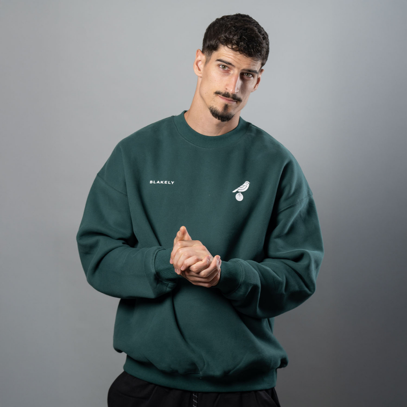 Blakely x NCFC Script Jumper Green