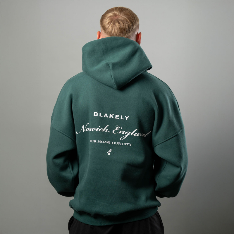 Blakely x NCFC Script Hoodie Green