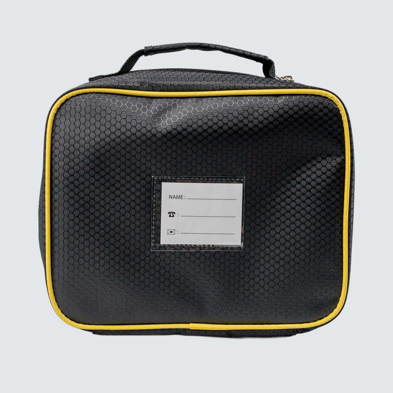 Weave Crest Lunch Bag