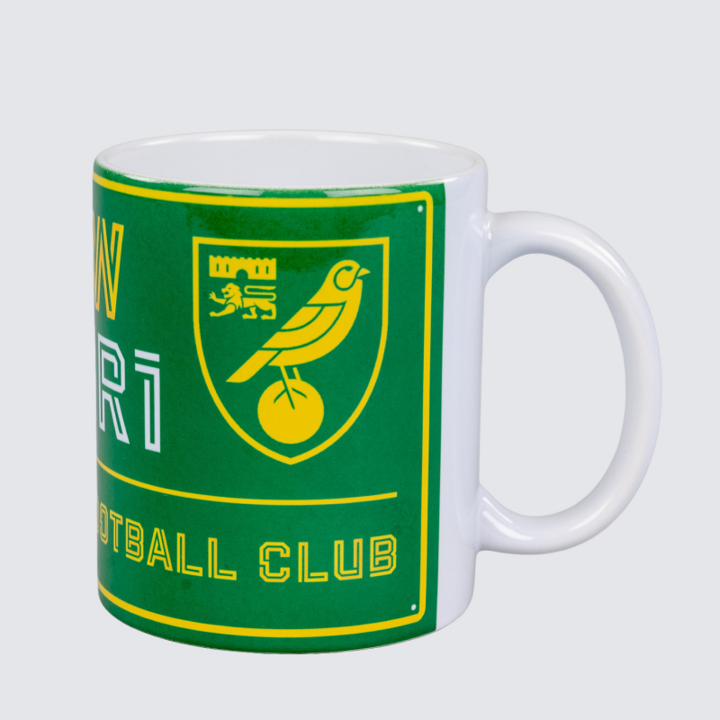 Green Street Sign Mug