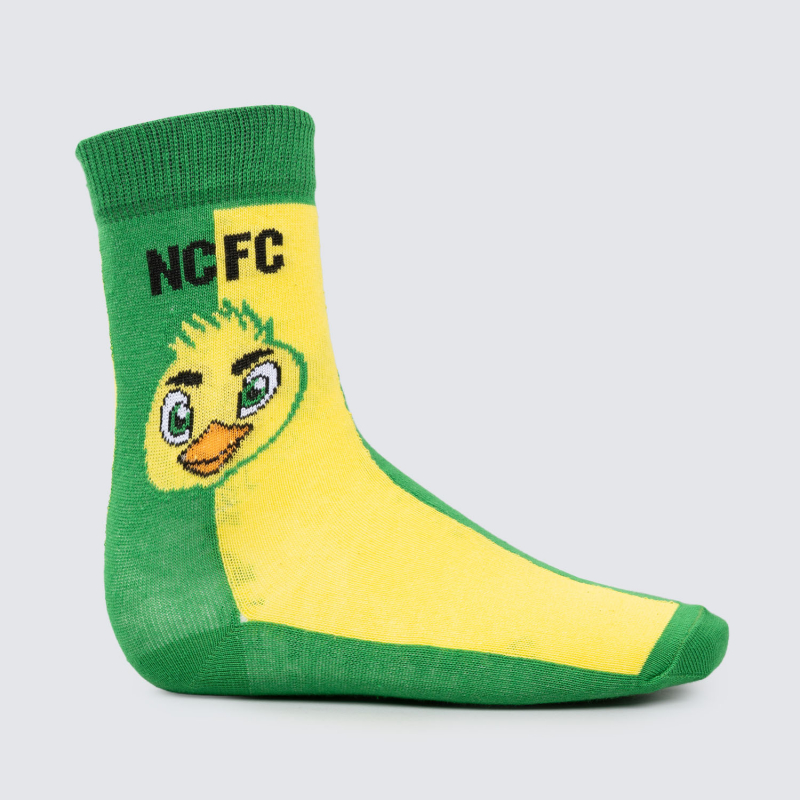 NCFC Junior Captain Canary Socks