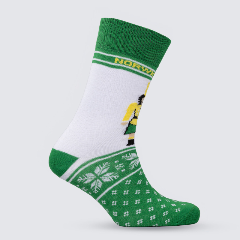 NCFC Green Nutcracker Christmas Socks