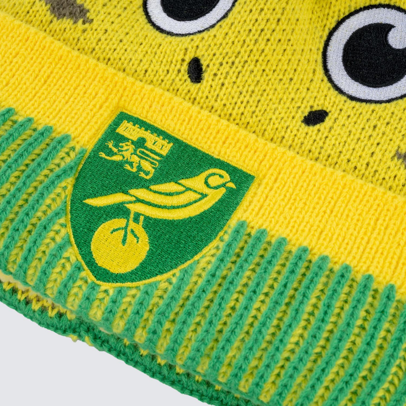Norwich City Junior Dino Beanie