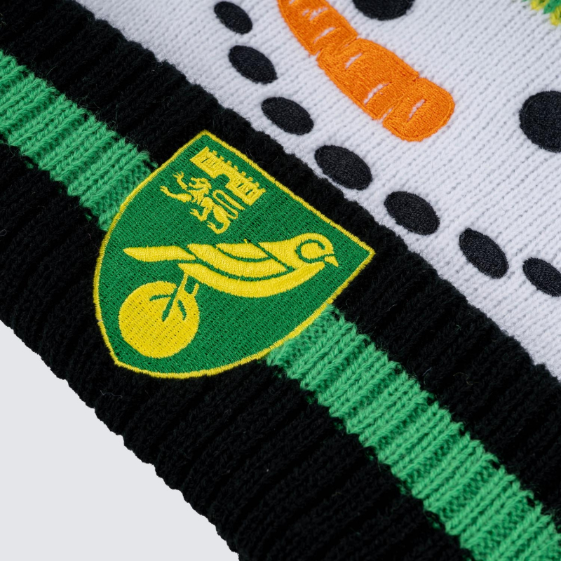 Norwich City Junior Snowman Beanie