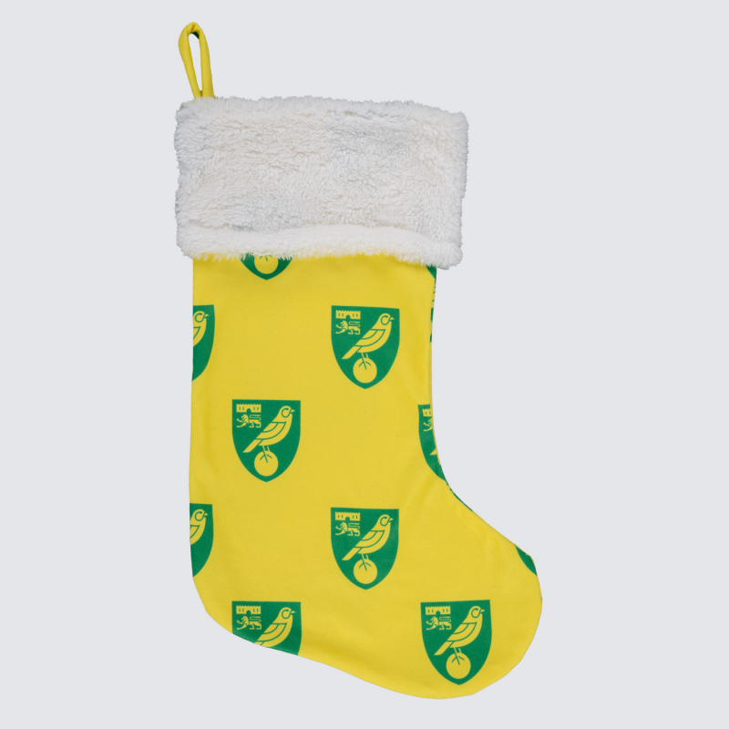 Norwich City Crest Christmas Stocking
