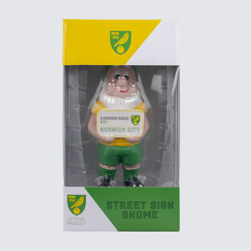 Norwich City Street Sign Gnome