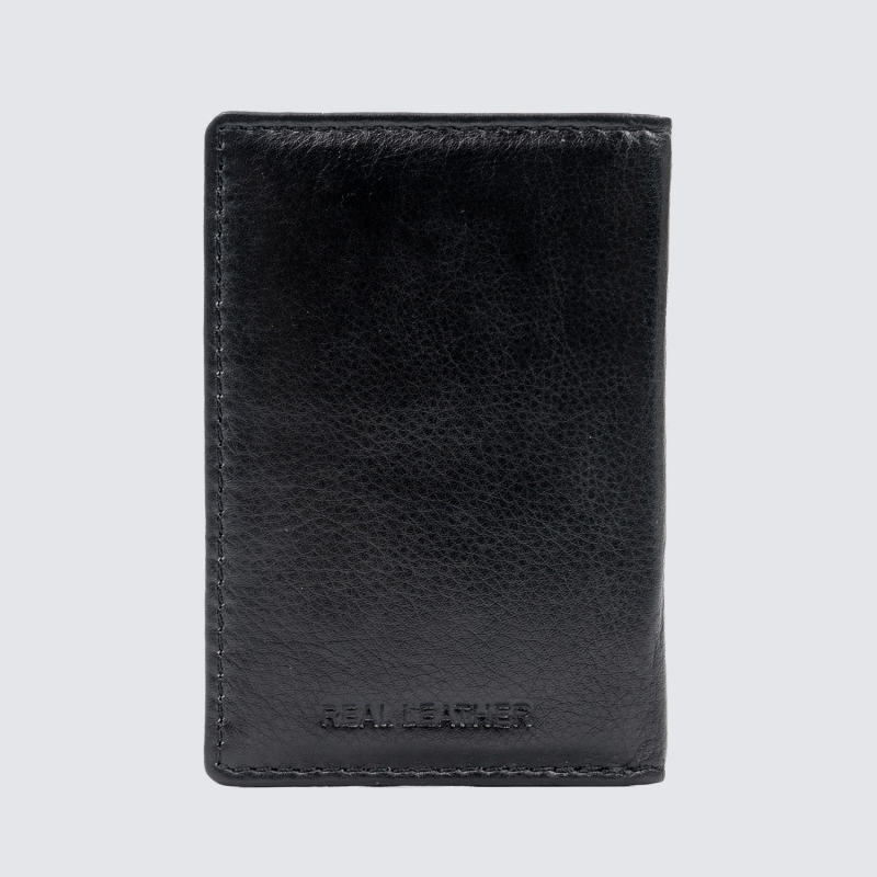 Real Leather Season Ticket Holder - Black