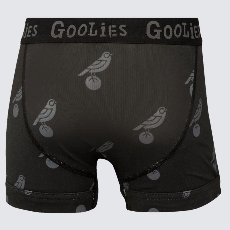 Kids Repeat Canary Boxer Shorts Black