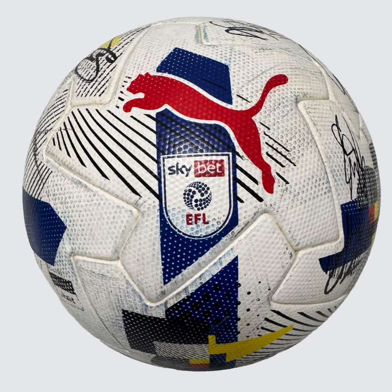 EFL 25/26 Issued Matchball - Squad Signed