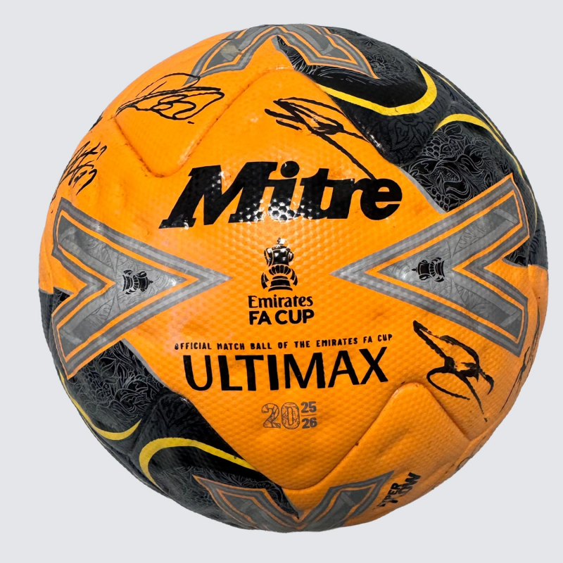 FA Cuo 25/26 Issued Matchball - Squad Signed