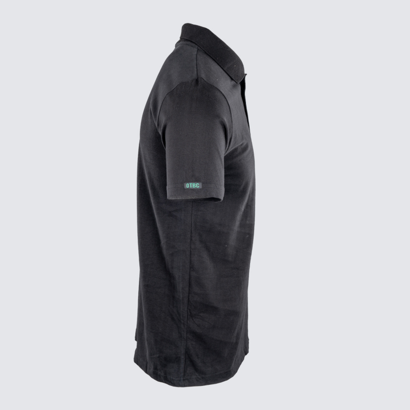 Adults Black Essential Polo