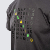 Adult Charcoal Canaries Text T-Shirt