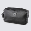 Real Leather Crest Wash Bag
