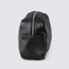 Real Leather Crest Wash Bag