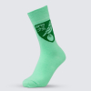 Women's Pastel Green Crest Socks