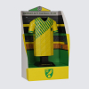 Norwich City 89-92 Retro Metal Home Shirt