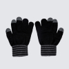 Norwich City Kids Black Crest Touch Gloves