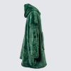 Luxury Debossed Crest Sherpa Hoodie Adult
