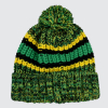 Norwich City Crest Bobble Hat Blk/Ylw/Grn