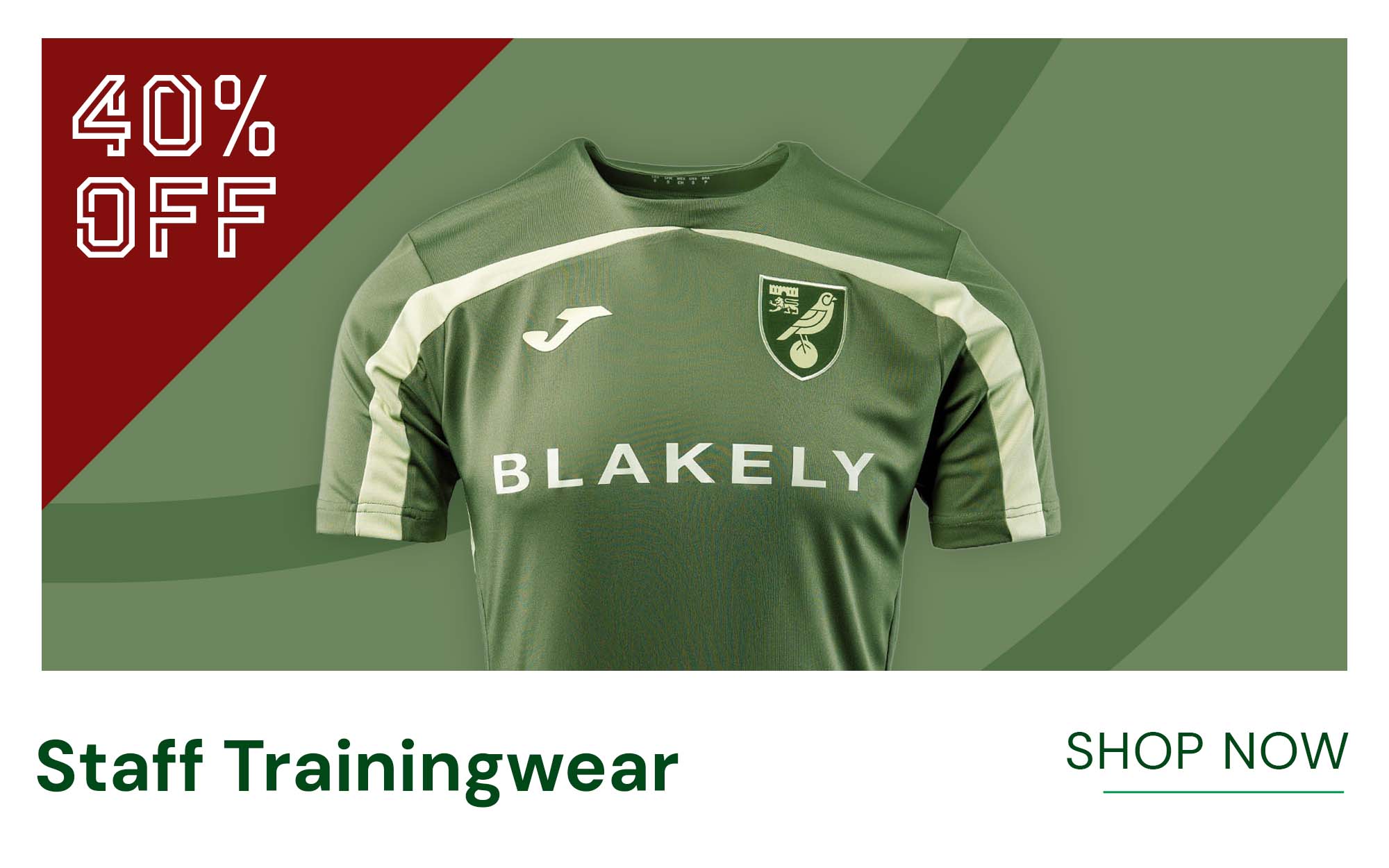 40% Off | Staff Trainingwear | Shop Now