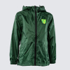 Junior Dark Green Packaway Rain Coat 