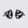 Stainless Steel Crest Cufflinks