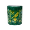 Green Crest Fairisle Xmas Mug