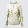 Womens Crest Full Zip Hoodie Cream