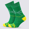 Green Skyline Socks