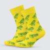 Yellow Tonal Green Repeat Canary Socks 