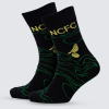 Black Swirl Canary Socks