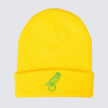 Canary Cuff Knit Hat Yellow