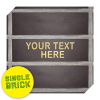 Barclay Stand Anthracite Single Brick - Gold Text