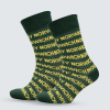 NCFC Dark Green Text Socks