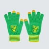 Norwich City Adult Green Crest Touch Gloves