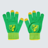 Norwich City Junior Green Crest Touch Gloves