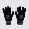 Norwich City Adult Black Crest Touch Gloves