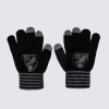 Norwich City Kids Black Crest Touch Gloves