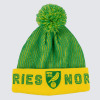 Norwich City Yellow Contrast Bobble Hat