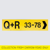 Stadium Signage - Concourse Seating Sign - Q+R